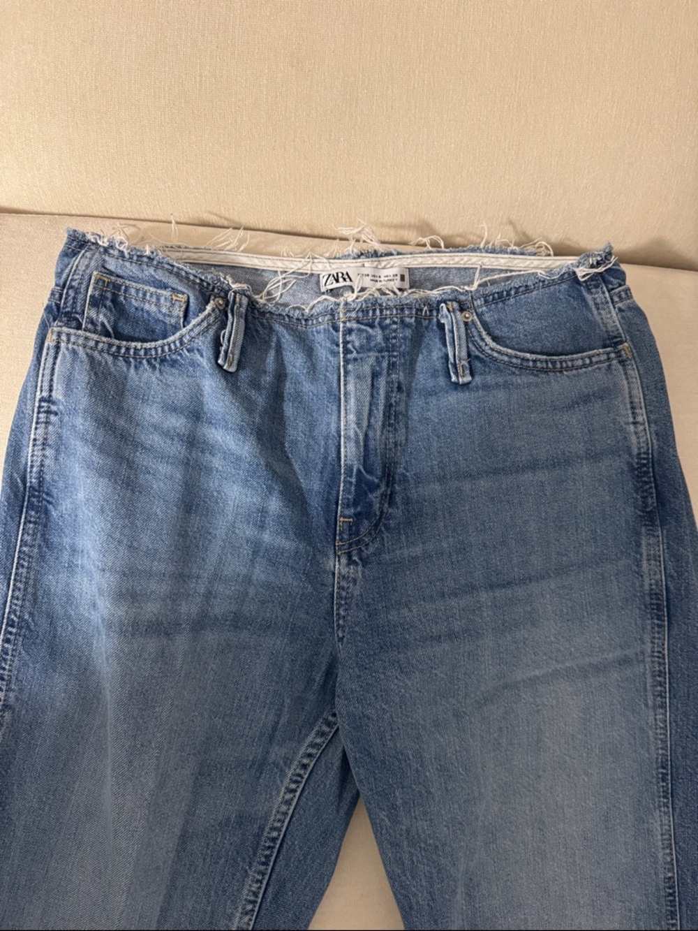 Zara low rise jeans